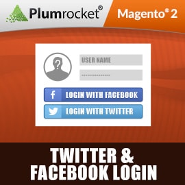 Twitter & Facebook Login Extensin for Magento 2