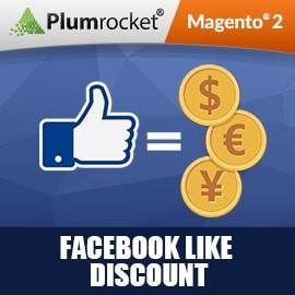 Facebook Like Discount Extension for Magento 2